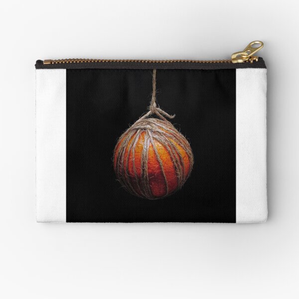 Hanging Fruit - orange Zipper Pouch