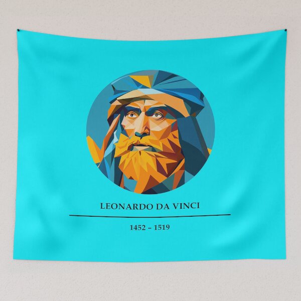 Item preview, Leonardo Da Vinci (1452 – 1519) [Ai Generated Vector Art] designed and sold by VitYanakorn.