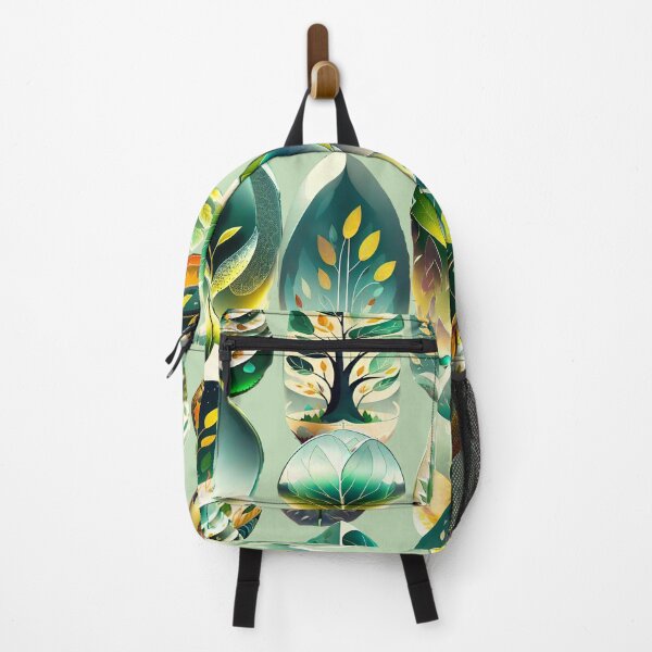Item preview, green drops, voluminous, sparkling, amber, autumn leaves, yellow leaf, minimalism, jade background designed and sold by Maria Mihailova.