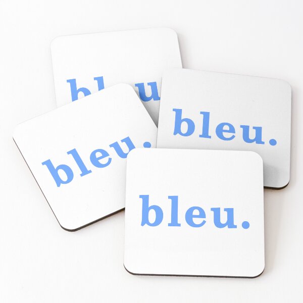 Item preview, Bleu French Word Blue designed and sold by Jeallan Designs.
