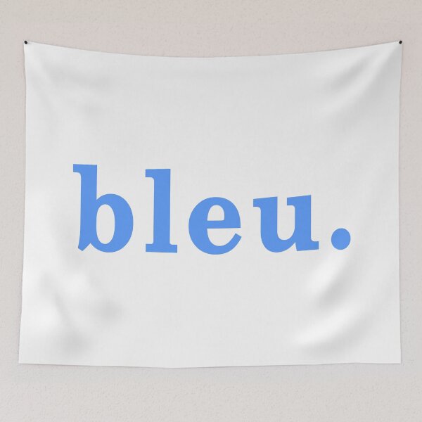 Item preview, Bleu French Word Blue designed and sold by Jeallan Designs.