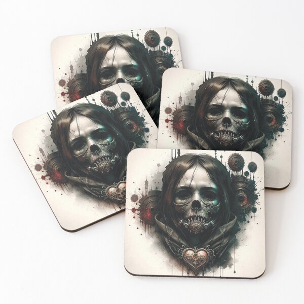 Item preview, Steampunk Skull - Sticker and T-Shirt Design designed and sold by MindAsylum.