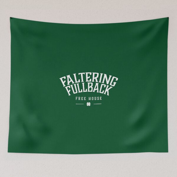 Item preview, Faltering Fullback Logo (White) designed and sold by TheFullback.