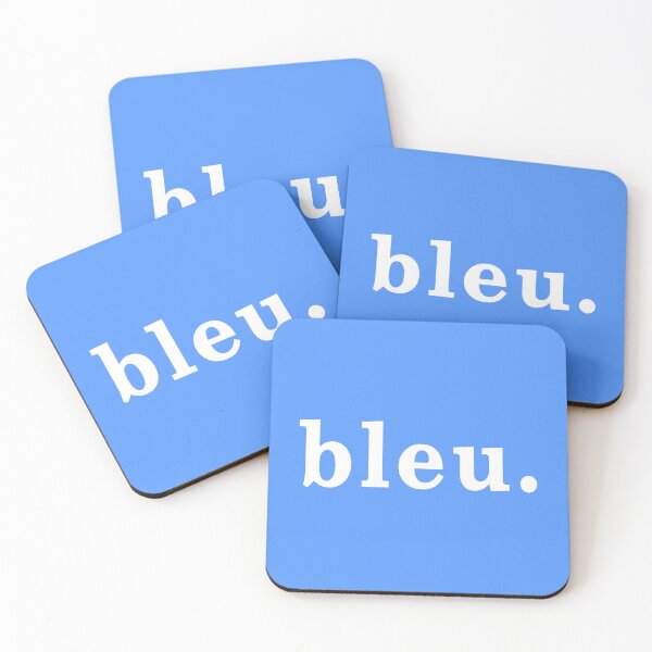 Item preview, Bleu French Word Blue designed and sold by Jeallan Designs.