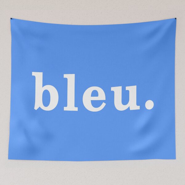 Item preview, Bleu French Word Blue designed and sold by Jeallan Designs.