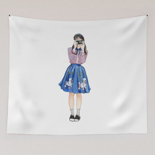 Item preview, Girl taking photos designed and sold by Ekaterina Khozatskaya.
