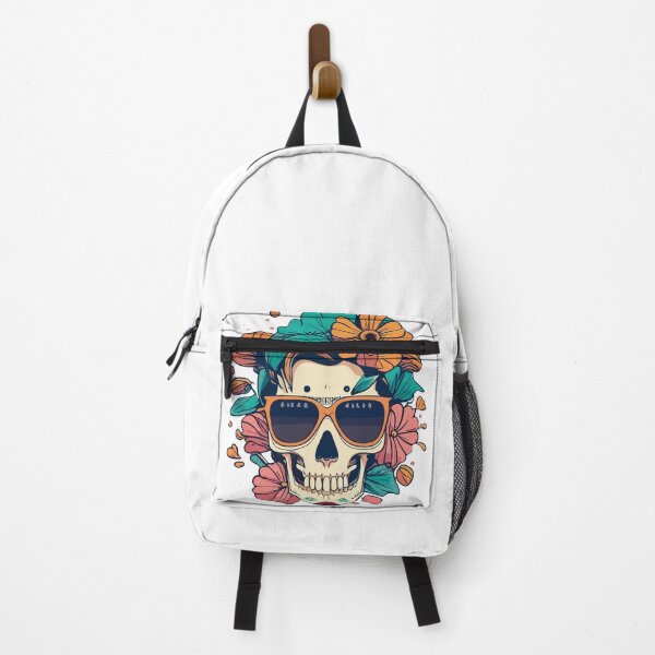 Item preview, Elegant Skull Wearing Sunglasses and Covered with Flowers designed and sold by mac-ondo.