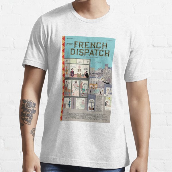  French Dispatch T-Shirt Brochure Wes Anderson