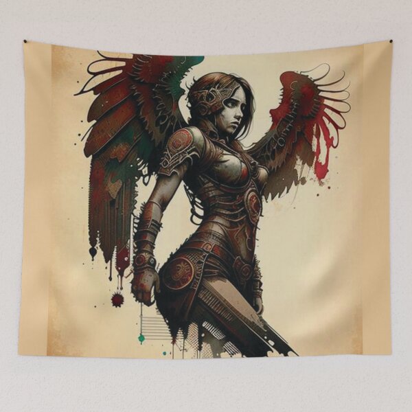 Item preview, Steampunk Angel #2 - Sticker and T-Shirt Design designed and sold by MindAsylum.