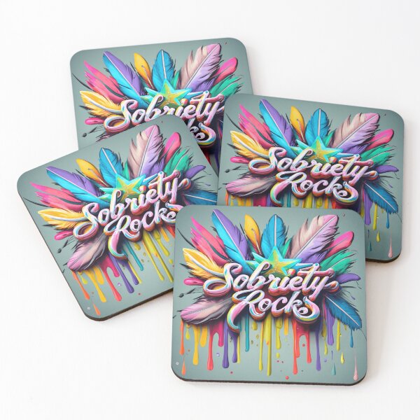 Item preview, Sobriety Rocks | Unique Sober Lifestyle Art | SoberSips designed and sold by SoberSips.