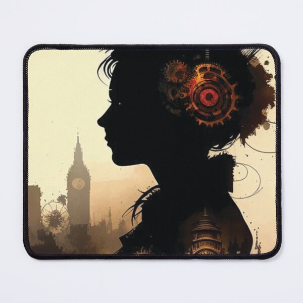 Item preview, Steampunk Portrait - Sticker and T-Shirt Design designed and sold by MindAsylum.
