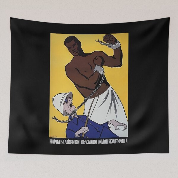 Item preview, Cartel Anti Colonial Sovietico ¡Los Africanos Frenaran A Los Colonizadores! (1950-1960)  	 designed and sold by vqlpzeutv73.