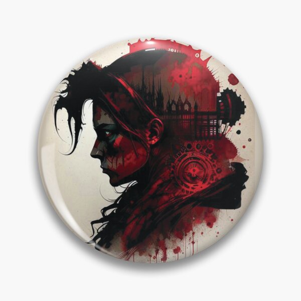Item preview, Steampunk Portrait #2 - Sticker and T-Shirt Design designed and sold by MindAsylum.