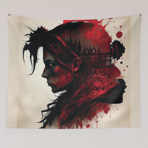 Item preview, Steampunk Portrait #2 - Sticker and T-Shirt Design designed and sold by MindAsylum.