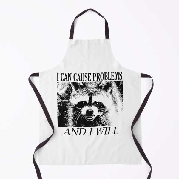 Item preview, I Can Cause Problems Raccoon designed and sold by VintageMedatsu.