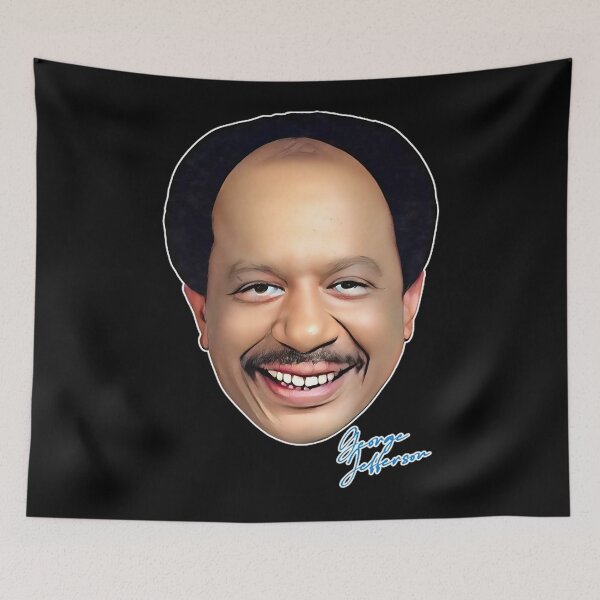 Item preview, George tv Jefferson - Retro Fan Design designed and sold by ArtStoreAnnemi.