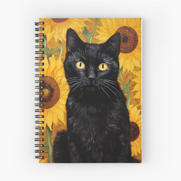 Item preview, Vincent Van Gogh - Black Cat in Sunflowers  designed and sold by VisionDuke.