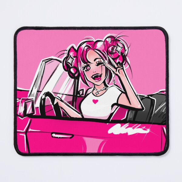 Item preview, Car anime girl designed and sold by mertzdraws.