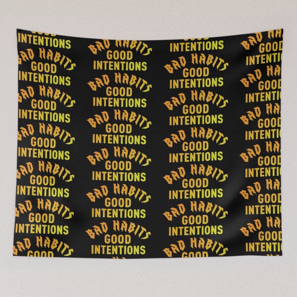Item preview, Bad Habits, Good Intentions designed and sold by pineconebutter.
