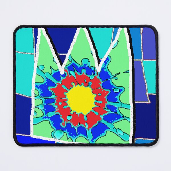 Item preview, blue crown art pop tattoo designed and sold by LowEndGraphics.