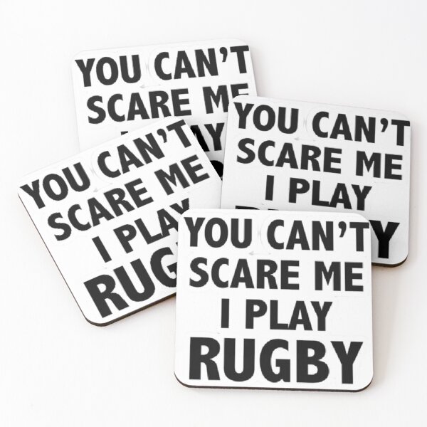 Item preview, You cant scare me I play rugby designed and sold by okbruhh.