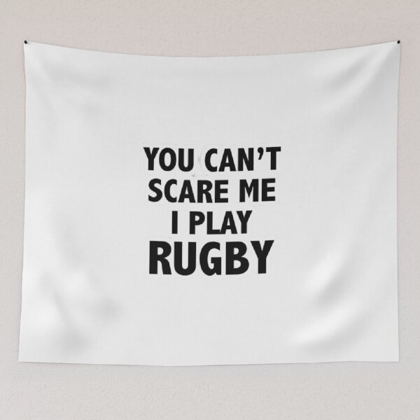 Item preview, You cant scare me I play rugby designed and sold by okbruhh.