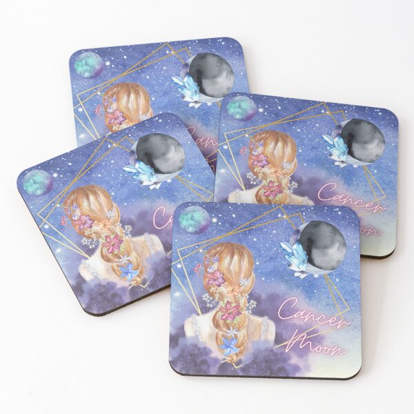 Item preview, Cancer Moon Girl, Floral Graphic Design  designed and sold by Lunardreams54.