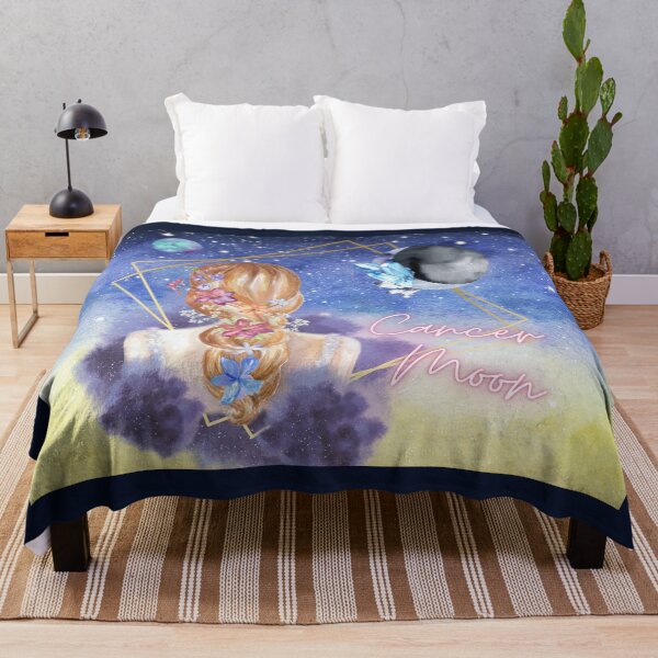 Item preview, Cancer Moon Girl, Floral Graphic Design  designed and sold by Lunardreams54.