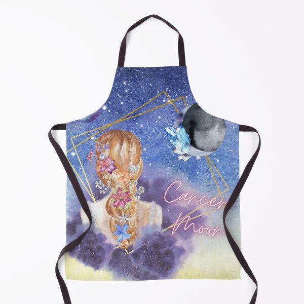 Item preview, Cancer Moon Girl, Floral Graphic Design designed and sold by Lunardreams54.