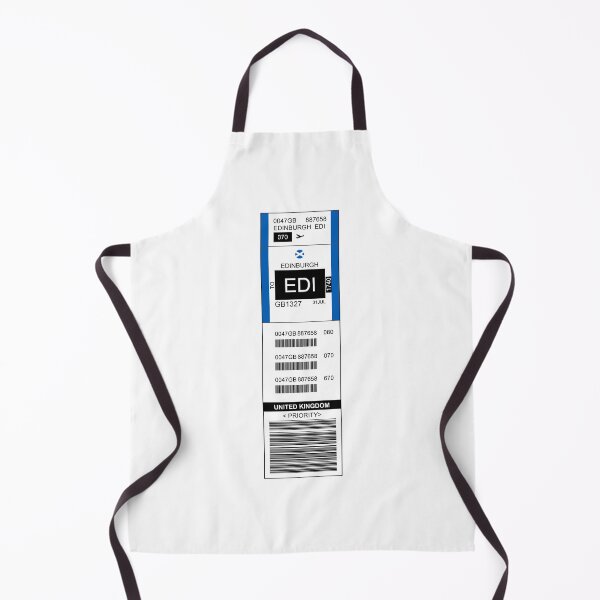 Item preview, Edinburgh EDI Scotland UK Airport Luggage Tag designed and sold by TravelCamel.