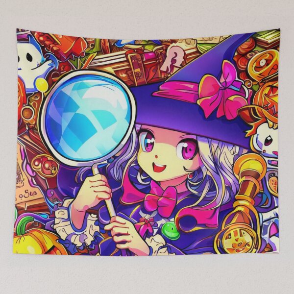 Item preview, Halloween, manga girls with pumpkins designed and sold by gringourmand.