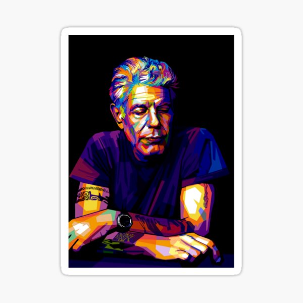 Item preview, Anthony Bourdain Ready to Hang Art  designed and sold by eyibovarhaanq.