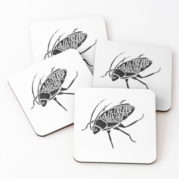 Item preview, Franz Kafka Metamorphosis Quote designed and sold by the50ftsnail.