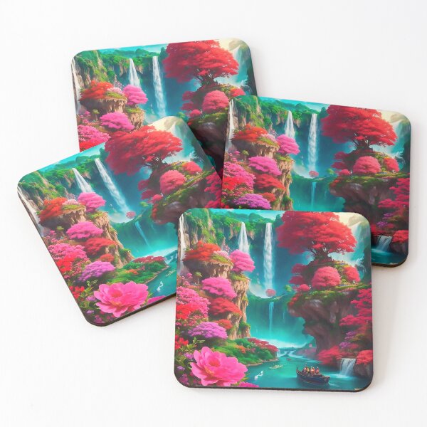 Item preview, landscape vibrant colors designed and sold by UTOPIKA.