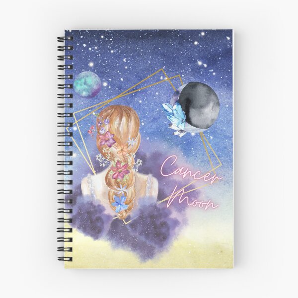 Item preview, Cancer Moon Girl, Floral Graphic Design  designed and sold by Lunardreams54.