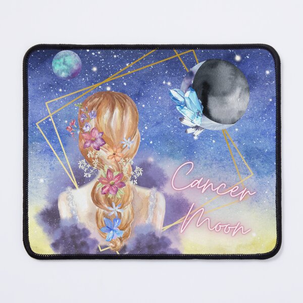 Item preview, Cancer Moon Girl, Floral Graphic Design  designed and sold by Lunardreams54.