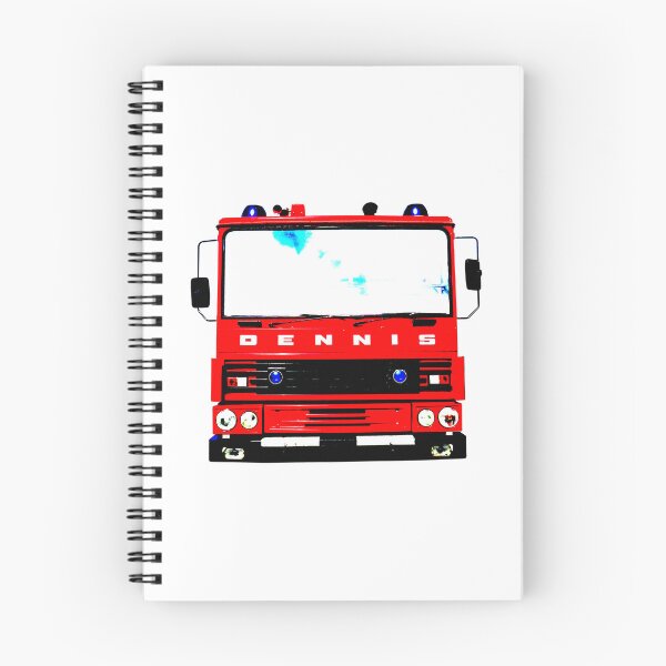 Item preview, Dennis 1980s British classic fire engine red designed and sold by soitwouldseem.