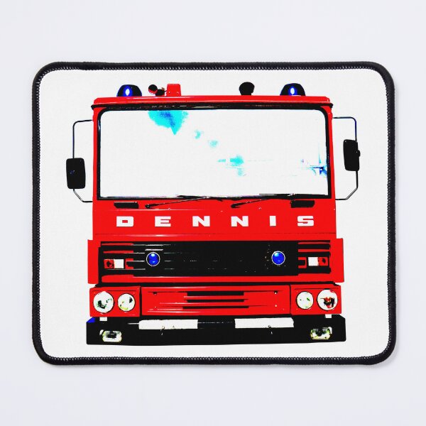 Item preview, Dennis 1980s British classic fire engine red designed and sold by soitwouldseem.