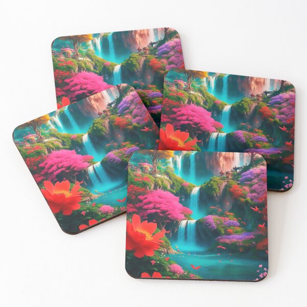 Item preview, paisaje colores vibrantes 1 designed and sold by UTOPIKA.