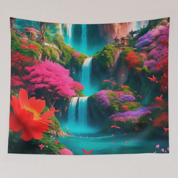 Item preview,  landscape vibrant colors 1 designed and sold by UTOPIKA.