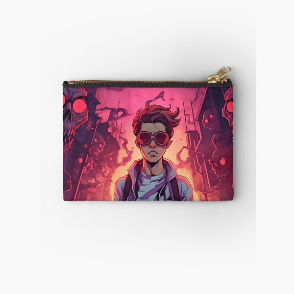 Item preview, Confronting Demons: A young man amidst dark skulls designed and sold by ArrangedDesigns.