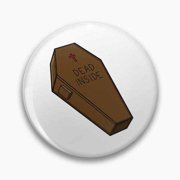 Item preview, Dead Inside Halloween Coffin designed and sold by AlyxIllustrates.