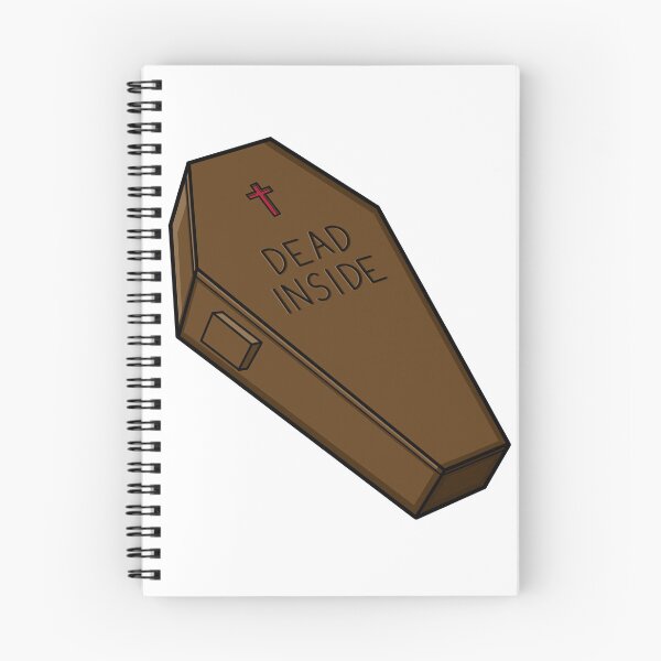 Item preview, Dead Inside Halloween Coffin designed and sold by AlyxIllustrates.