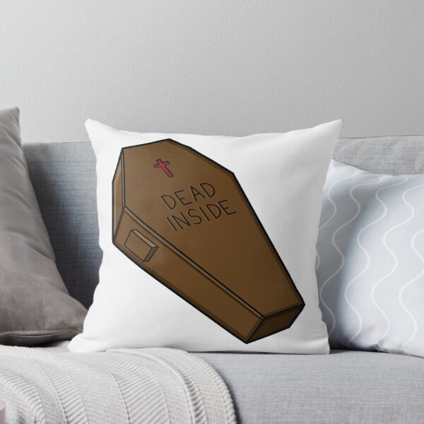 Item preview, Dead Inside Halloween Coffin designed and sold by AlyxIllustrates.