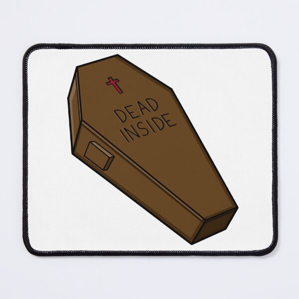 Item preview, Dead Inside Halloween Coffin designed and sold by AlyxIllustrates.