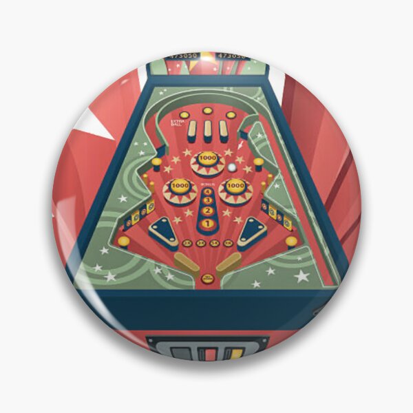 Artikelvorschau, Flipper-Design im Retro-Stil der 70er Jahre entworfen und verkauft von DukeGroovy.
