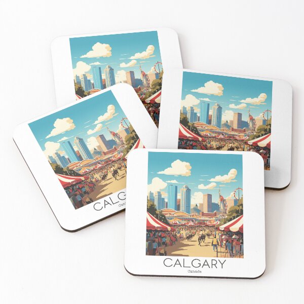 Item preview, A Vintage Travel Illustration of Calgary - Canada  designed and sold by GoodOldVintage.