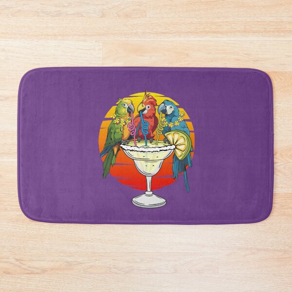 Item preview, Drinking Parrots Birds Margarita Cocktail Summer Vacation Hawaii Lei designed and sold by alenaz.