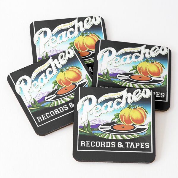 Item preview, Peaches music Records and Tapes [Defunct Record Store] designed and sold by HarveyNadiaArt.