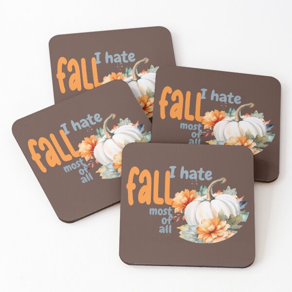 Item preview, Funky Fall Florals, My Anti-Autumn Artistry, I hate fall most of all watercolor floral pumpkin designed and sold by EmeraldeaDesign.
